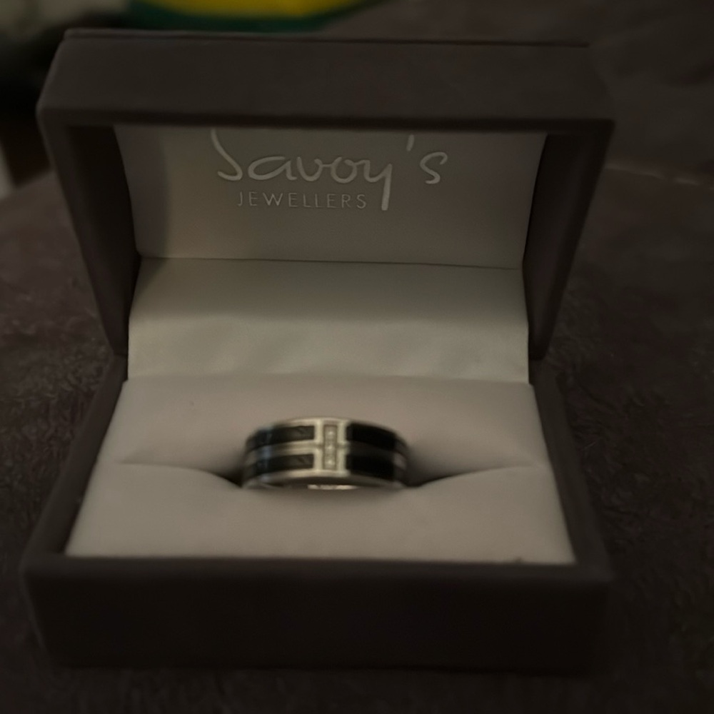 Men’s stainless steel ring size 10-10.5